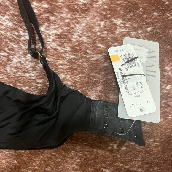 Natori Avail Convertible Contour T-Shirt Bra Black Lace Trim 34DD NWT - Picture 7 of 11